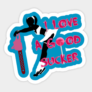 I Love A Good Sucker Sticker